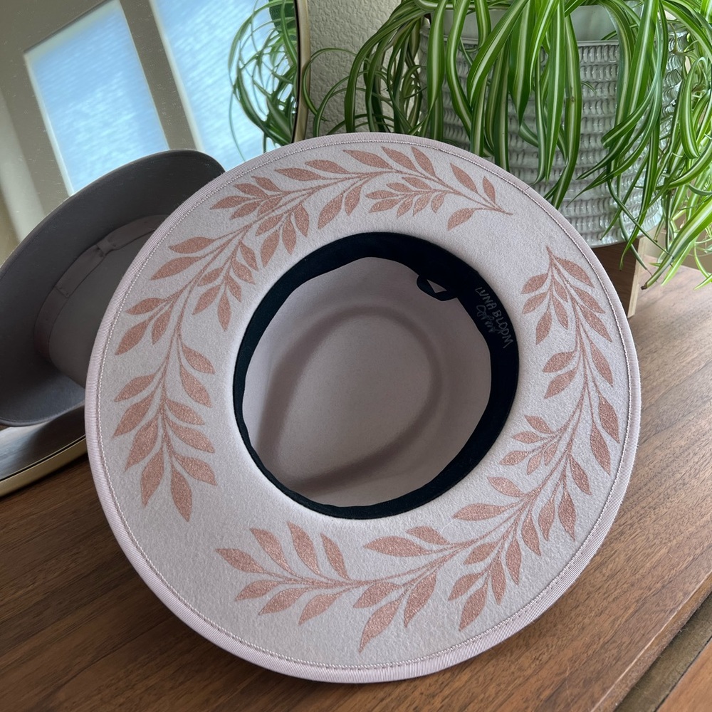 Luna Bloom Lydia hat - Pink & Rose Gold